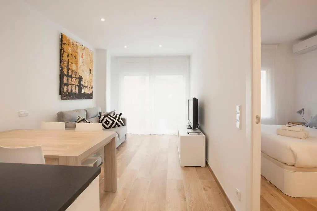 바르셀로나 Diagonal/Paseo De Gracia 4 Pax 아파트 스페인